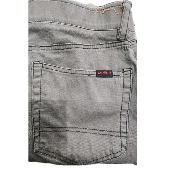 Vintage Y2K Wear First Denim Jeans Pants Men's 32x32 Gray Cotton Blend Casual - Picture 10 of 10